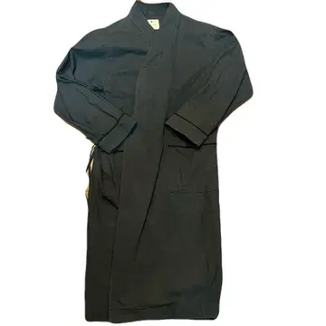 하카마 블랙 롱 코트 모드 스노우피크