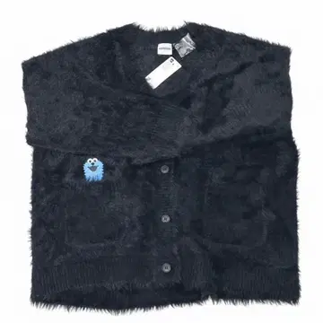 GU 스 콜라보 오버 사이즈 가디건 3XL 블랙 새상품