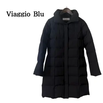 [ Viaggio Blu ] 다운 코트 블랙 다운/페더