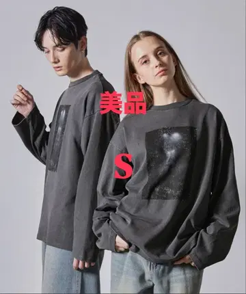 [ 새상품급 ] 클레이 빈티지 디자인 롱 T S 사이즈