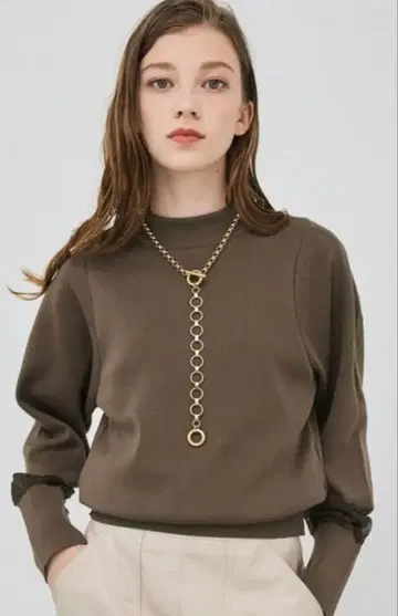 [ 새상품급 ] PUBLIC TOKYO 3시즌 볼륨 슬리브 시어 니트