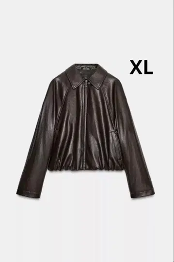 ZARA 자라 인조 가죽 봄버 자켓 새상품, 미사용