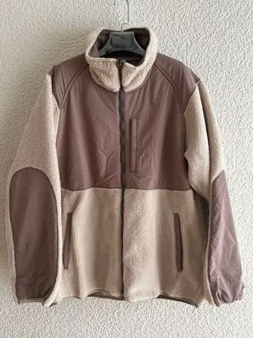 EKAL 플리스 자켓 L 사이즈 브라운/베이지
