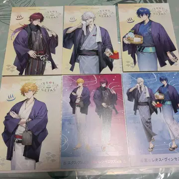 니지산지 x 극락탕 엽서 6장 세트