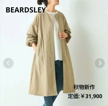[ 새상품 ] 벌룬 소매 플레어 코트 베이지 BEARDSLEY 비어즐리