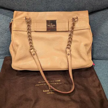 케이트 스페이드 베이지 숄더백