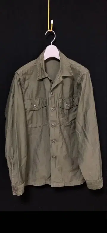 코튼 새틴 올리브 그린 밀리터리 자켓 og107 army