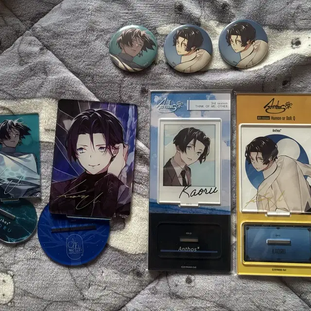 하나돌 안토스 키사라기 카오루 아크릴 스탠드 캔뱃지 일괄