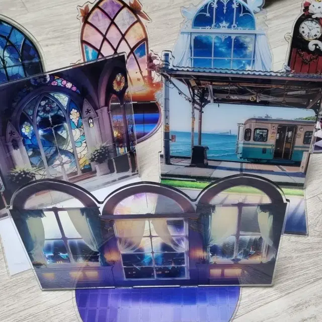 오비츠11 사이즈 배경 아크릴 스탠드, 디오라마