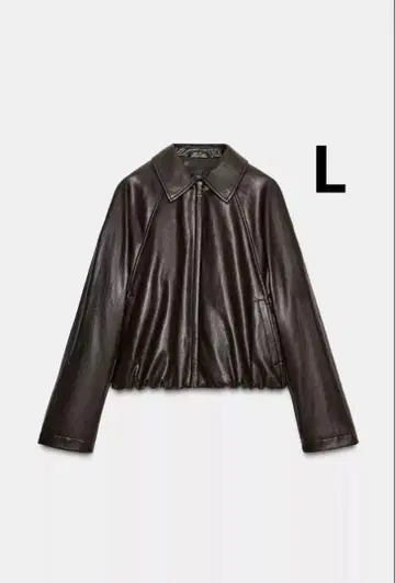 ZARA 자라 인조 가죽 봄버 자켓 새상품, 미사용