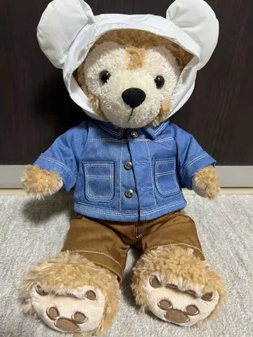 더피 봉제 인형 의상 포함 데님 자켓