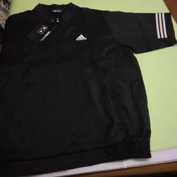 adidas 블랙 하프 지퍼 자켓 M~L