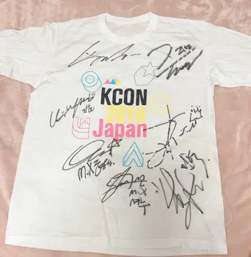 KCON 2016 몬스타엑스 모네크 친필 사인 T셔츠