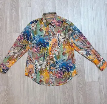 [압도적 디자인] 로버트 그래함 올 패턴 셔츠 XL 멀티 컬러 새상품급