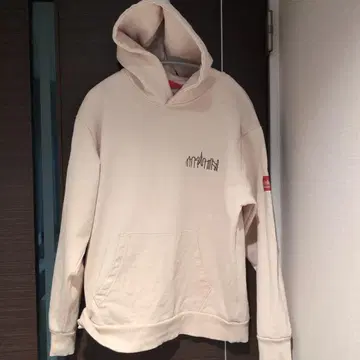 Manhattan Portage 베이지 후드티