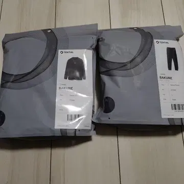 회복 의류 BAKUNE 맨투맨 세트 L 네이비