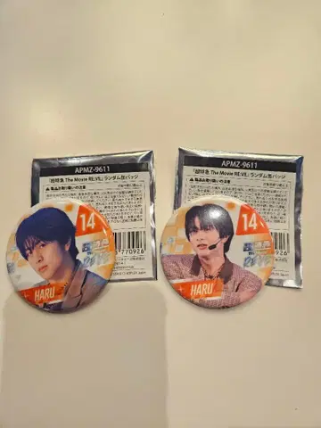 초특급 RE:VE 하루 캔 배지 컴프 세트