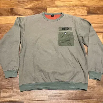 아비렉스 스웨트 셔츠 올리브 드라브