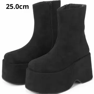 GRL 스웨이드 통굽 부츠 [zr1140] 25.0cm