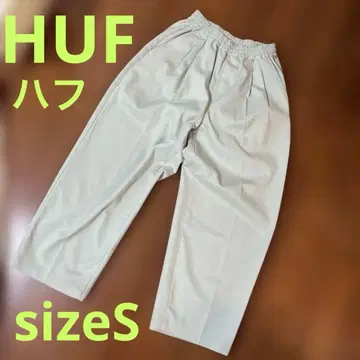 인기 브랜드 HUF 이지 턱 팬츠 S 라이트 그린 남녀 공용
