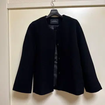 미사용 새상품! GREEN LABEL RELAXING 검정 울 자켓