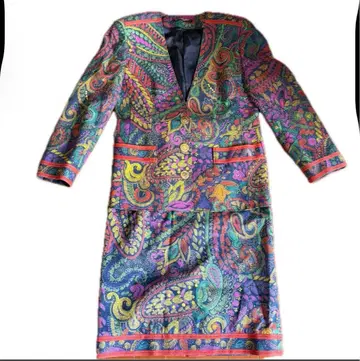 ta-1/ 레오나르 셋업 9호 실크 스커트 청바지 노칼라