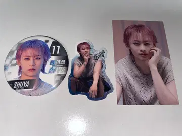 초특급 슈야 RE:VE 영화 캔뱃지 스티커 트레이딩 카드