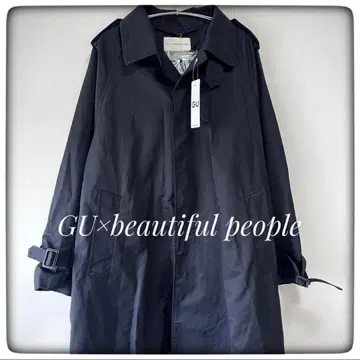 미사용 택 포함 GU beautiful people 트렌치코트