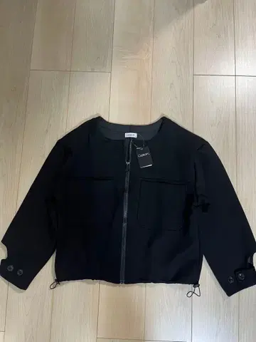 CADBURY 노카라 집업 자켓