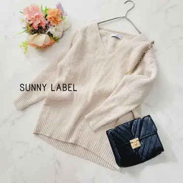 새상품급*어반 리서치 서니 레이블*울 니트 풀오버