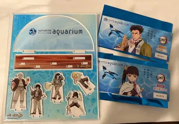 귀멸의 칼날 선샤인 수족관 아크릴 디오라마 티켓풍 카드 교메이 카나오