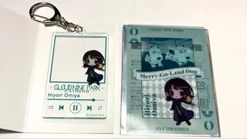 [ 오미야 히와 ] 클라우드 나인 파크 아크릴 키링 & 클리어 카드