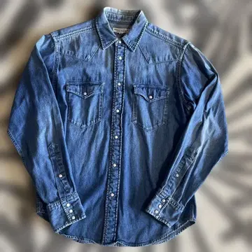 BEAUTY & YOUTH 데님 웨스턴 셔츠 S 사이즈