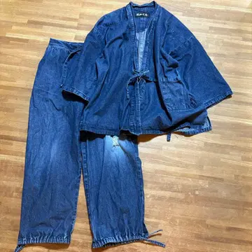 에도텐 셋업 데님 M-L