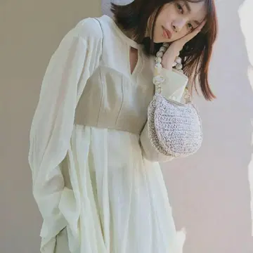 [ 새상품급 ] 코코딜 뷔스티에 세트 페플럼 블라우스