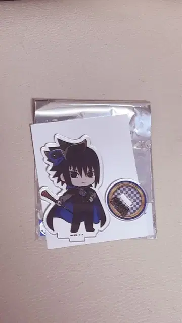 나루토 프린세스 카페 아크릴 스탠드 우치하 사스케 미니