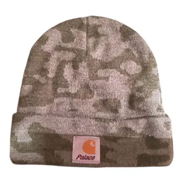 Carhartt x Palace 카모 패턴 니트 모자