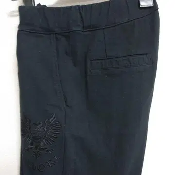 ABAHOUSE 자수 블랙 슬림핏 팬츠 M