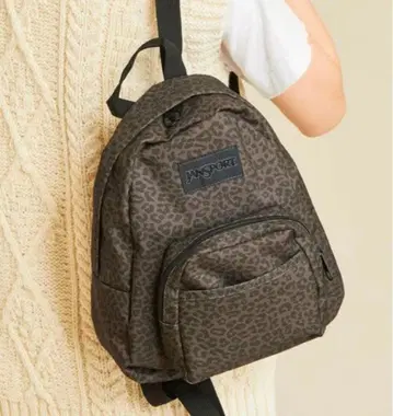 미사용 별주 JANSPORT 레오파드 무늬 소형 백팩