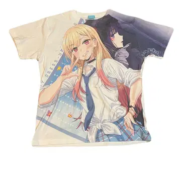 그 비스크 돌은 사랑을 한다 애니메이션 캐릭터 T셔츠 화이트 키세코이 L