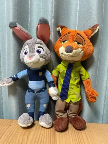 주디 홉스 닉 와일드 봉제 인형