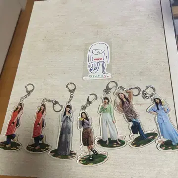 [ 노기자카 ] 전츠 카페 아크릴 키링 스티커 묶음 판매