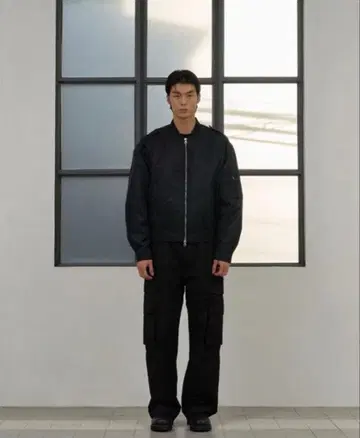 opium PARTIMENTO MA-1 봄버 자켓 더블 지퍼