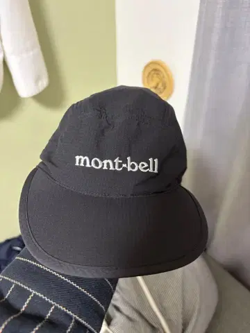 mont-bell 블랙 워크캡 얕은