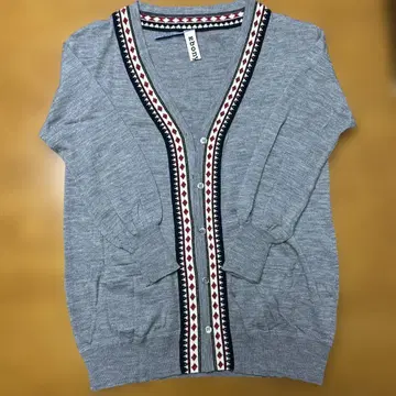 Ebonyivory 에스닉 패턴 긴팔 가디건