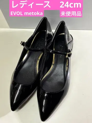EVOL metoka 여성용 스트랩 플랫슈즈 미사용품