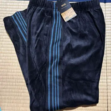 [ 새상품 ] 워크맨 벨로아 스트레이트 트랙 팬츠 블랙 L 사이즈