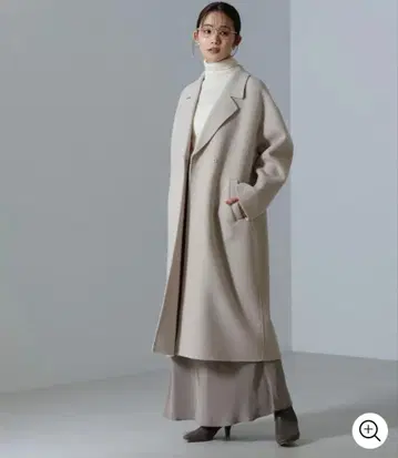 NANO universe PURE LAMBS 리버 롱 코트