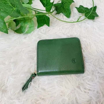 미사용 새상품 클레도란 지갑 지퍼 당일 배송 그린