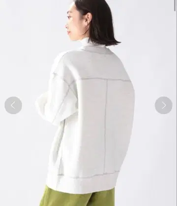 niko and - 니코앤드 보아 안감 쭈리 스티치 풀오버 오트밀